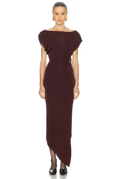 SRG Mehek Asymmetric Knit Dress | Thumbnail 4