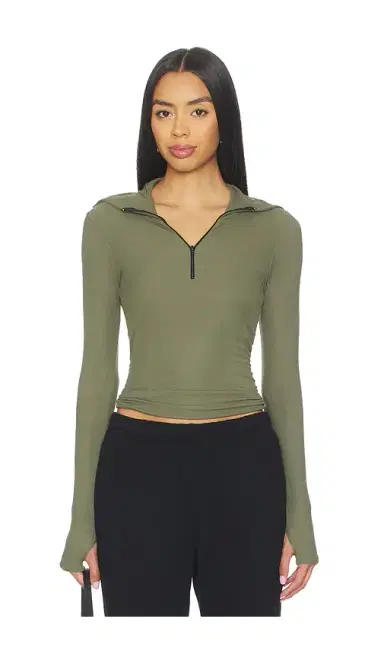 Michael Lauren Jove Long Sleeve Half Zip Top | Thumbnail 1 Michael Lauren Jove Long Sleeve Half Zip Top | Thumbnail 1