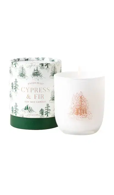 Paddywax Cypress & Fir 4.5oz Silver Short Candle | Thumbnail 1 Paddywax Cypress & Fir 4.5oz Silver Short Candle | Thumbnail 1