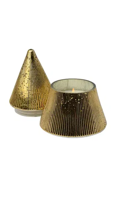Paddywax Cypress & Fir 7oz Gold Candle | Thumbnail 2 Paddywax Cypress & Fir 7oz Gold Candle | Thumbnail 2