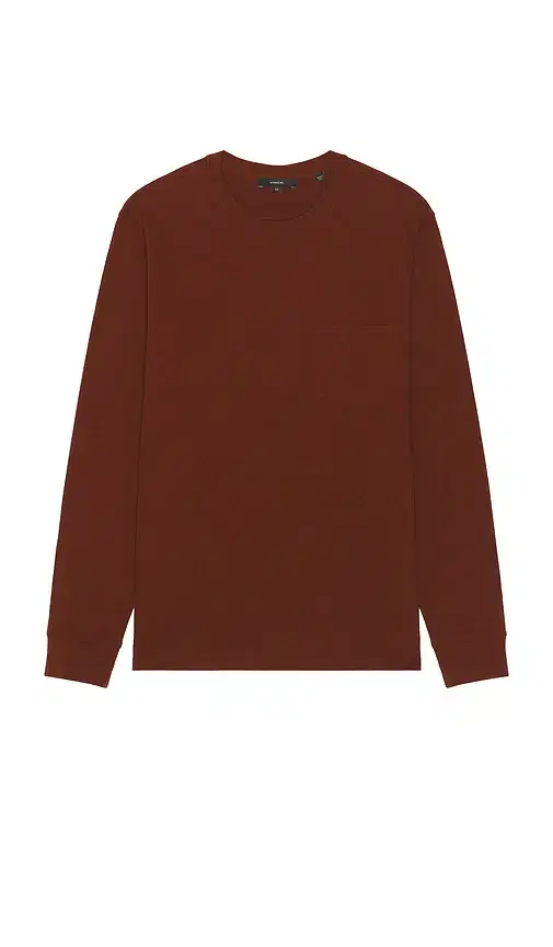 Vince Jersey Pocket Crewneck Tee