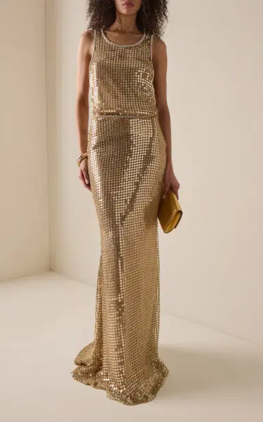 Elie Saab Sequins Long Skirt | Thumbnail 2 Elie Saab Sequins Long Skirt | Thumbnail 2