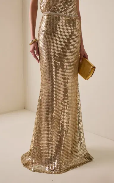 Elie Saab Sequins Long Skirt | Thumbnail 3 Elie Saab Sequins Long Skirt | Thumbnail 3
