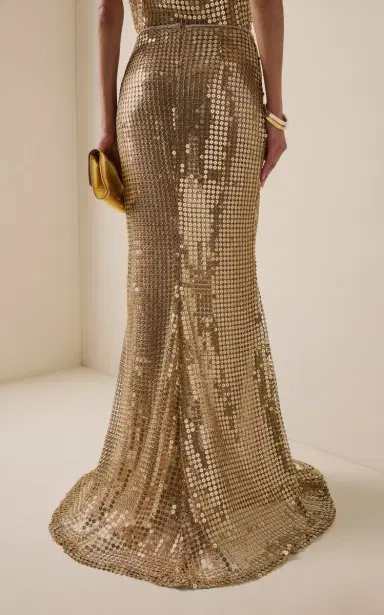 Elie Saab Sequins Long Skirt | Thumbnail 4 Elie Saab Sequins Long Skirt | Thumbnail 4