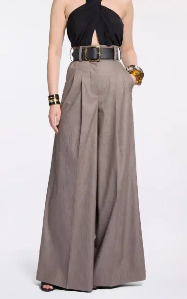 Elie Saab Cotton Twill Pants | Thumbnail 3