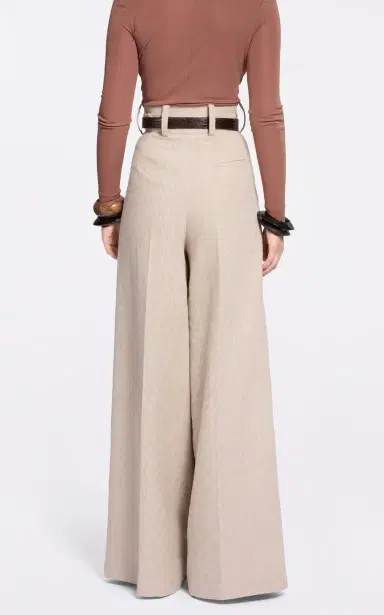 Elie Saab Cotton Canvas Pants | Thumbnail 4 Elie Saab Cotton Canvas Pants | Thumbnail 4