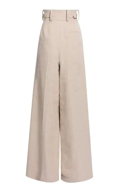 Elie Saab Cotton Canvas Pants | Thumbnail 6 Elie Saab Cotton Canvas Pants | Thumbnail 6
