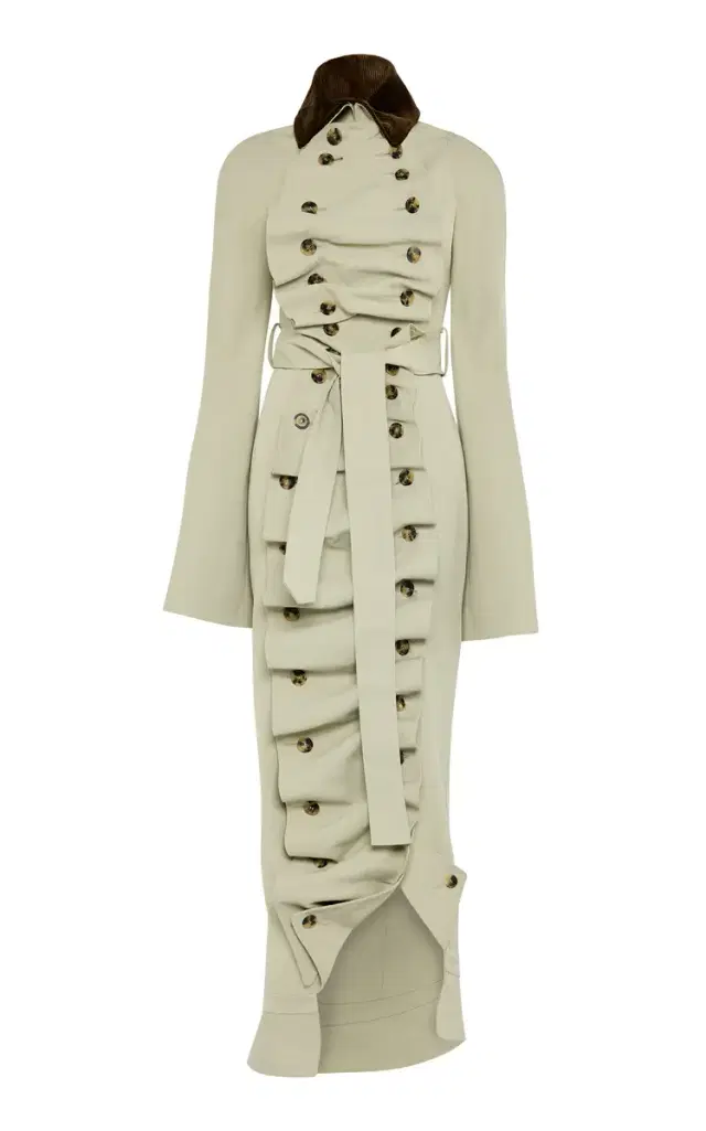 A.W.A.K.E. MODE Structured  Cotton-Blend Trench Coat