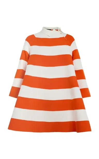 A.W.A.K.E. MODE Knitted Stripe Flared Mini Dress - Multi - XL | Thumbnail 1