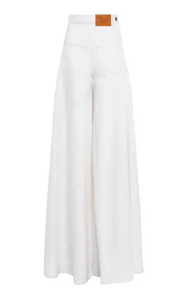 A.W.A.K.E. MODE Mirror Rigid High-Rise Super-Wide Jeans