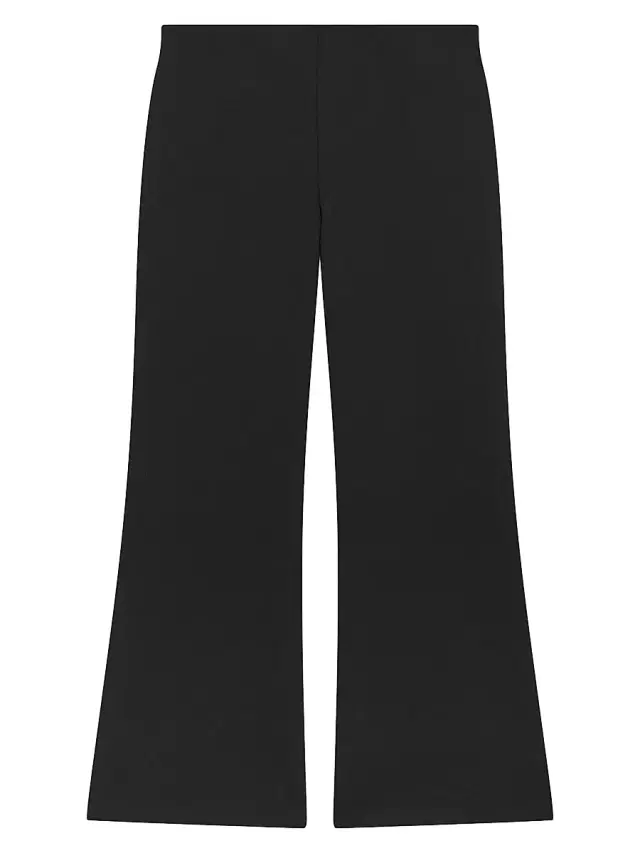 Theory Women's Stretch-Nylon Kick Flare Pants