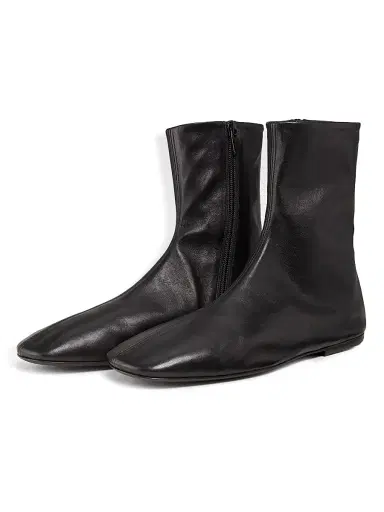 Dries Van Noten Women's Leather Ankle Boots - Black | Thumbnail 2