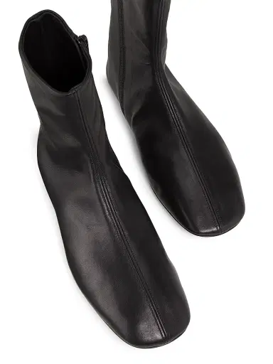 Dries Van Noten Women's Leather Ankle Boots - Black | Thumbnail 4