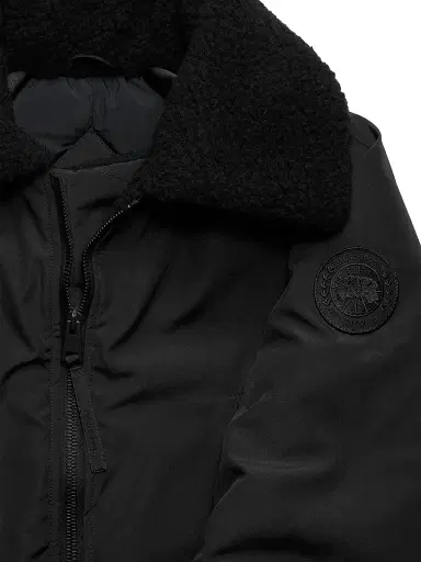 Canada Goose Men's Chilliwack Arctic Tech Aviator Bomber Jacket - Black - Size XL | Thumbnail 7