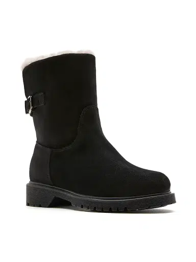 La Canadienne Women's 40MM Shearling-Lined Suede Booties - Black Suede - Size 8.5 | Thumbnail 2 La Canadienne Women's 40MM Shearling-Lined Suede Booties - Black Suede - Size 8.5 | Thumbnail 2