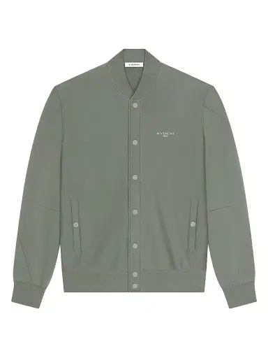 Givenchy Men's Couture Seam Cardigan in Fleece - Salvia - Size XXL | Thumbnail 1