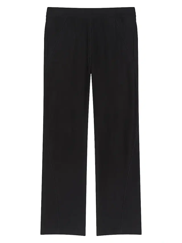 Men's Couture Seam Joggers in Fleece - Black