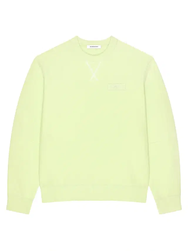 Men's Couture Seam Sweatshirt in Fleece - Yellow