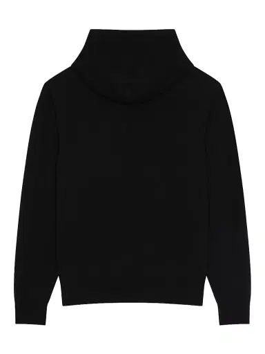 Givenchy Men's Hoodie in Wool and Cashmere - Black - Size XXL | Thumbnail 2 Givenchy Men's Hoodie in Wool and Cashmere - Black - Size XXL | Thumbnail 2