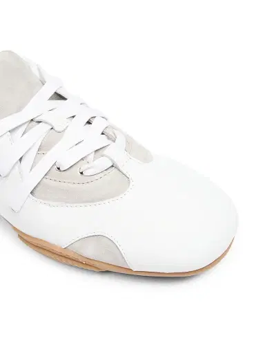 Acne Studios Men's Bilaria Up M Leather Low-Top Sneakers - Off White - Size 13 | Thumbnail 5 Acne Studios Men's Bilaria Up M Leather Low-Top Sneakers - Off White - Size 13 | Thumbnail 5