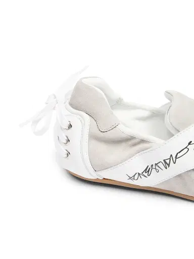 Acne Studios Men's Bilaria Up M Leather Low-Top Sneakers - Off White - Size 13 | Thumbnail 6 Acne Studios Men's Bilaria Up M Leather Low-Top Sneakers - Off White - Size 13 | Thumbnail 6