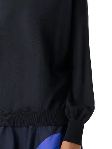 Akris punto Women's Wool Off-The-Shoulder Sweater | Thumbnail 6 Akris punto Women's Wool Off-The-Shoulder Sweater | Thumbnail 6