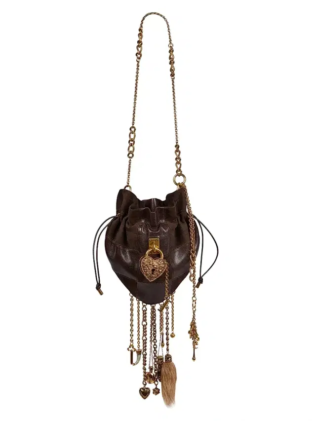 Women's Château Treasures Leather Shoulder Bag - Kohl Brown Women's Château Treasures Leather Shoulder Bag - Kohl Brown