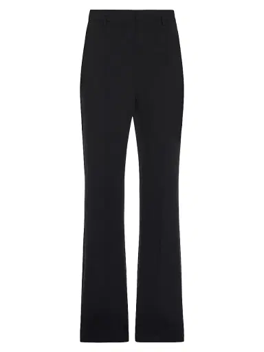 Max Mara Women's Flared Cady Trousers - Black - Size 14 | Thumbnail 1