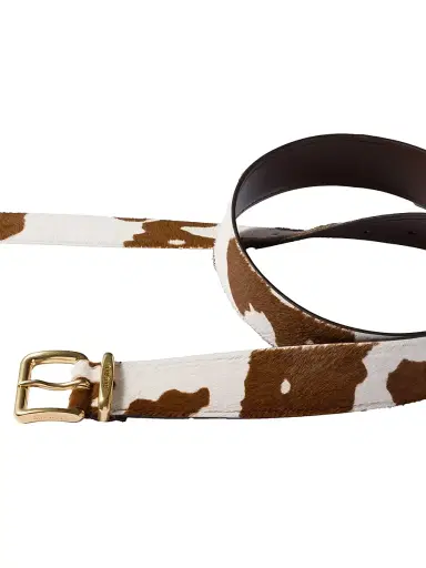 Miu Miu Women's Printed Leather Belt - White | Thumbnail 2 Miu Miu Women's Printed Leather Belt - White | Thumbnail 2