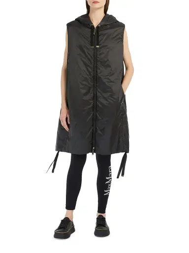 Max Mara Women's Water Repellent Canvas Gilet | Thumbnail 4 Max Mara Women's Water Repellent Canvas Gilet | Thumbnail 4