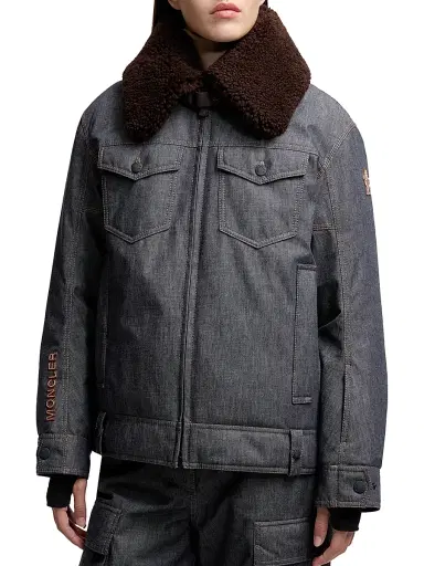 Moncler Grenoble Women's Yunque Ski Jacket - Dark Gray | Thumbnail 2 Moncler Grenoble Women's Yunque Ski Jacket - Dark Gray | Thumbnail 2