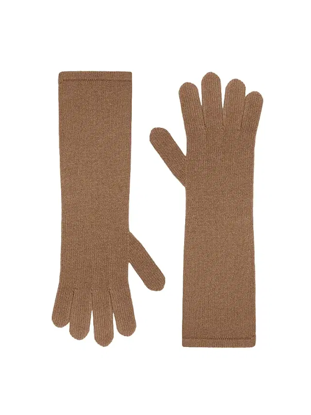 Max Mara Women's Cashmere Gloves - Camel