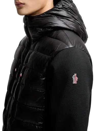 Moncler Grenoble Men's Down-Filled Hoodie - Black - Size Medium | Thumbnail 4 Moncler Grenoble Men's Down-Filled Hoodie - Black - Size Medium | Thumbnail 4