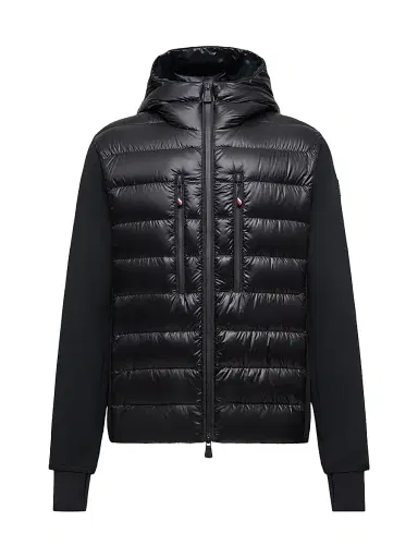 Moncler Grenoble Men's Down-Filled Hoodie - Black - Size Medium | Thumbnail 1 Moncler Grenoble Men's Down-Filled Hoodie - Black - Size Medium | Thumbnail 1