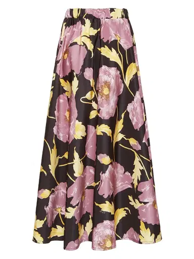 La DoubleJ Women's Drawstring Skirt - Sylph Black - Size Medium | Thumbnail 2