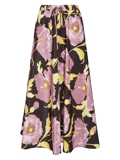La DoubleJ Women's Drawstring Skirt - Sylph Black - Size Medium | Thumbnail 1
