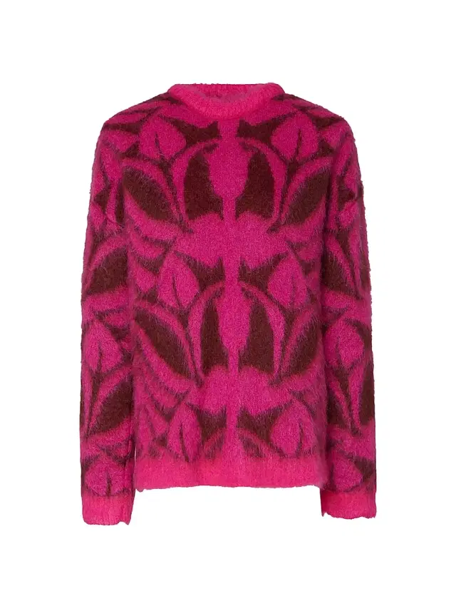 Women's Camden Jumper - Bordeaux Fuchsia Women's Camden Jumper - Bordeaux Fuchsia