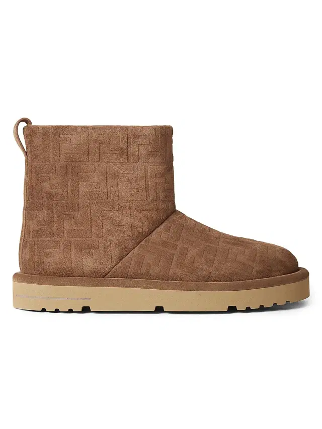 Men's Afterski Suede & Shearling Boots - Tabacco Latte