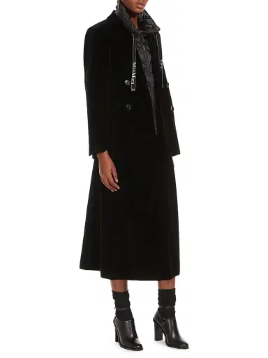 Max Mara Women's Water Repellent Nylon Canvas Gilet - Black - Size 12 | Thumbnail 4