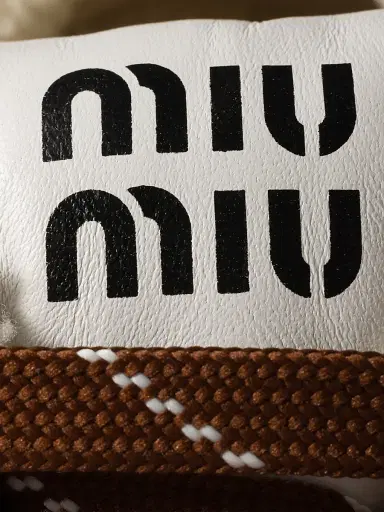 Miu Miu Women's Suede and Shearling Sneakers | Thumbnail 3