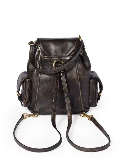 Miu Miu Women's Leather Backpack | Thumbnail 3 Miu Miu Women's Leather Backpack | Thumbnail 3