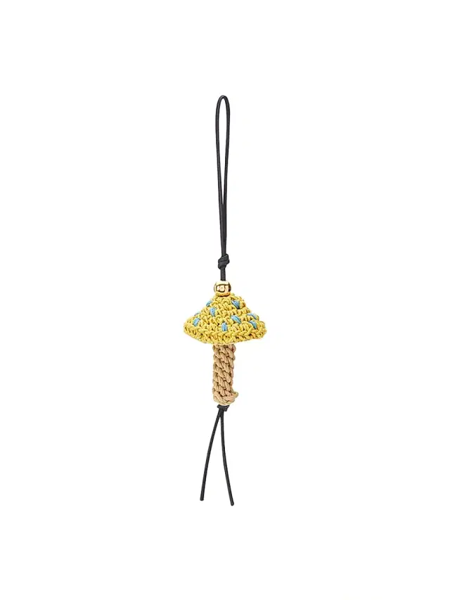 LOEWE Women's Linen-Blend Mushroom Charm - Yellow Natural