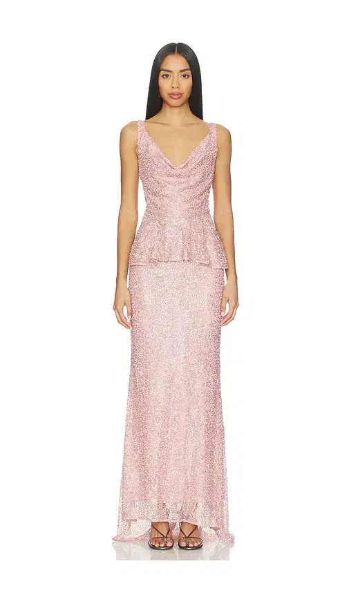 AKNVAS Klara Beaded Gown
