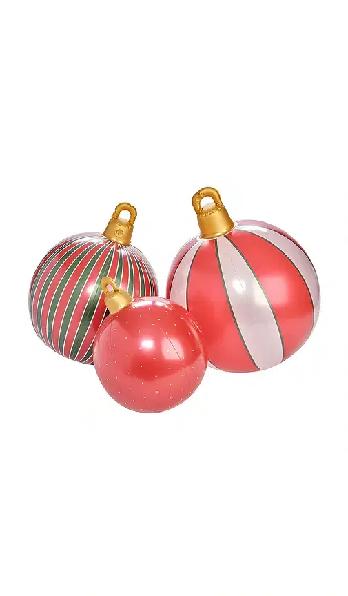 Funboy 3 Pack Classic Light-up Inflatable Ornament Set
