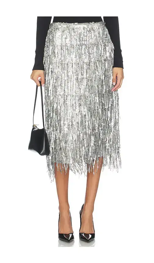 Rag & Bone Billie Sequin Midi Skirt