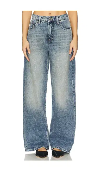 Good American Good Standard Baggy Jeans | Thumbnail 1