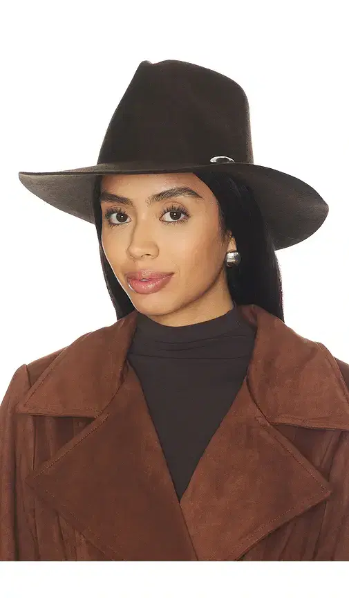 JANESSA LEONE Kiko Fedora Hat