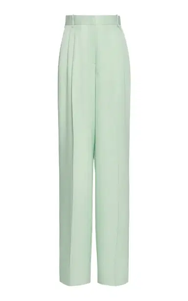 Tom Ford Tailored High-Rise Silk Twill Straight-Leg Pants | Thumbnail 1