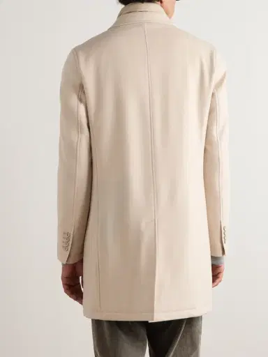 HERNO Wool Coat with Detachable Shell Gilet - Men | Thumbnail 4 HERNO Wool Coat with Detachable Shell Gilet - Men | Thumbnail 4
