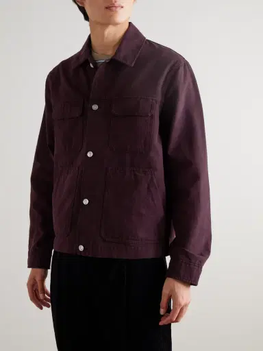 MR P. Organic Cotton-Canvas Chore Jacket - Men | Thumbnail 3